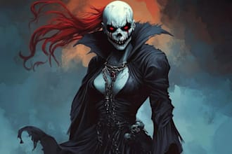 make a fantasy horror and any fantasy horror character