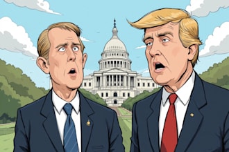 draw a custom political cartoon for any issue