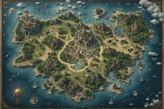 create custom fantasy maps for you