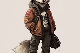 make great furry art and character anime