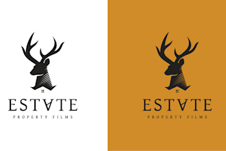 design a professional real estate, construction, or property logo