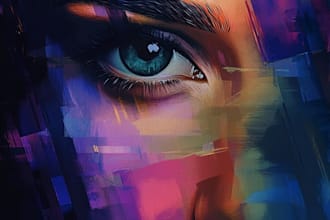 create your 2d abstract art