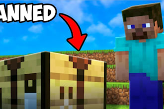 design eye catching minecraft thumbnails for youtube or shorts