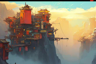 create stunning environment concept art