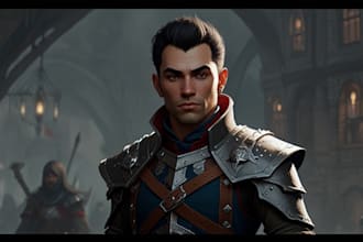draw dnd character art and dnd character art