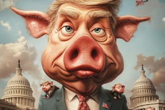 draw political cartoon and comic