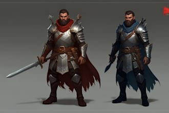 design dnd character art and dnd character art