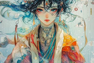 draw anime, manga, comic, chibi and nsfw art