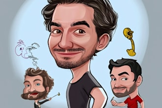 draw a caricature, cartoon caricatures