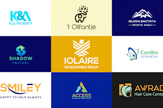 do minimalist corporate and business logo design