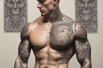 create a minimalist fine line tattoo design