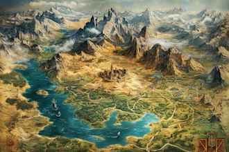 vector country map fantasy map cartography city map facility travel map design