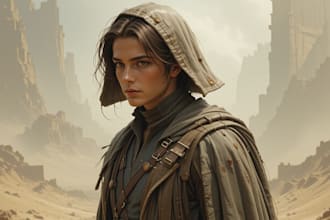 create sci fi, star wars, mecha, sprite dnd art