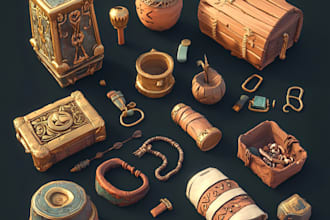 create 2d game assets and game icon