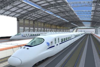 renovate railway station,city permit,train park, tunnels road,bridges, v ray cgi