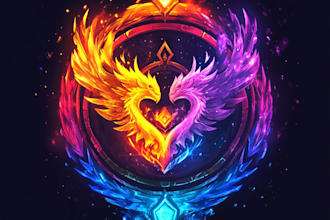 design awesome rpg fantasy or sci fi logo for you