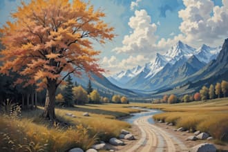 draw realistic digital oil painting from your photo