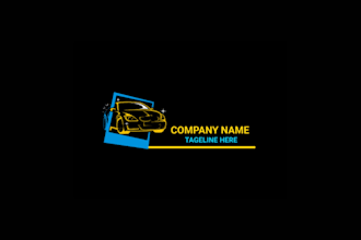 design carwash, auto, cleaning, vehicle, bubbles, water and service logo