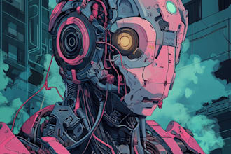 do illustration and concept mecha, gundam, and robot