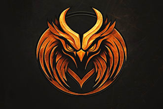design awesome rpg fantasy or sci fi logo for you