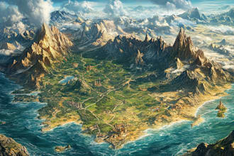 do your fantasy map, worldmap, battlemap for dnd etc