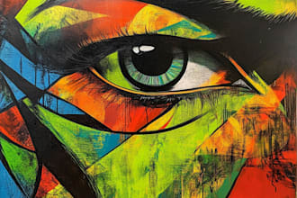 do illustration expresionism art, graffity, abstract