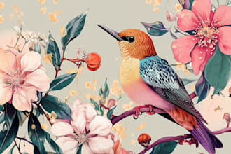 do make painting of animals, botanicals
