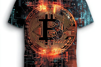 do unique cryptocurrency t shirt designs for your pod business