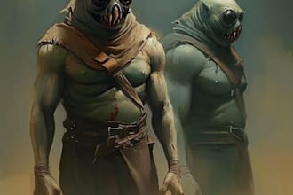 draw best fantasy horror art and horror character art