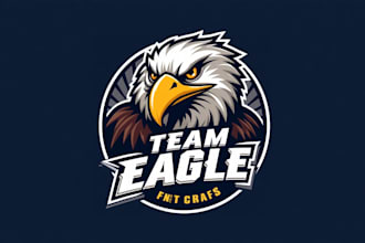 do make eagle mascot logo