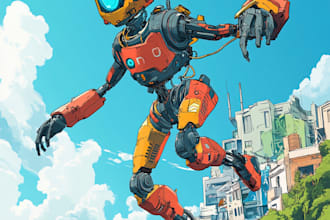draw gundam, transformer, robot, armor, mecha
