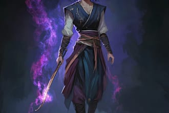 draw dnd character art design illustration, fantasy,