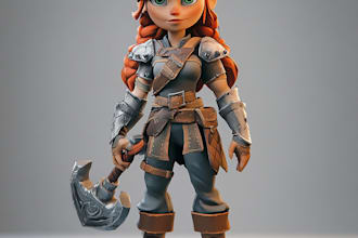 design stylized character concept art and illustration