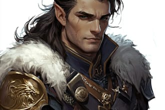 draw a dnd character art and dnd character art