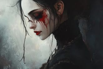 draw fantasy horror and fantasy horror character