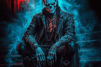design an awesome fantasy horror character art