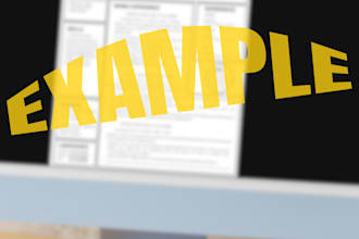 create a custom resume template for you in 24 hours