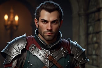 create high quality dnd character art