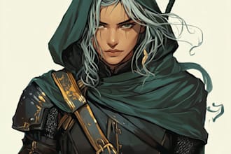 dnd character art and dnd character art
