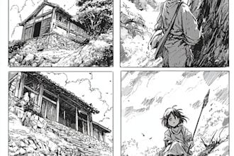 draw anime manga comic book manga comic page manga storyboard manga illustration