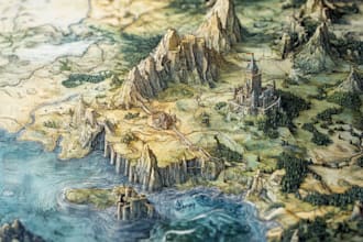 make a fantasy city map for you