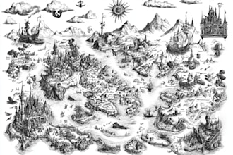 make a fantasy map for rpgs, fantasy city map