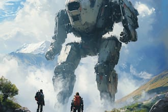 draw, transformer, robot, armor, mecha illustration for you