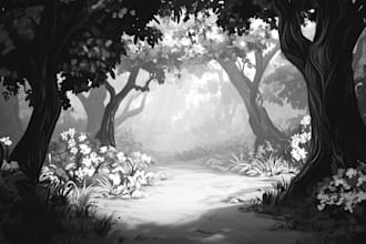 fantasy landscapes, illustration, environment, digital painting