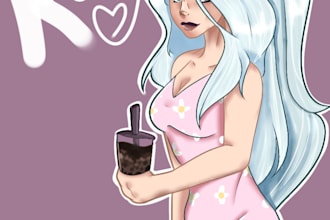 accept commissions with original characters