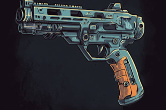 do fantasy or game character, environment, 3d weapon