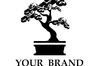design beautiful bonsai tree logo