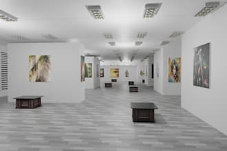 render 3d cgi museum, 3d art gallery, 3d showroom design using unreal engine