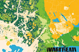 design a custom vector map illustration, unique to you