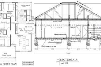make architectural drawings in autocad and revit professionally